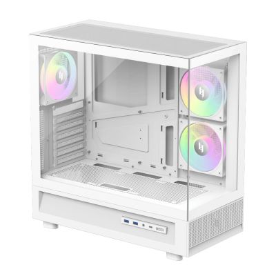 2. GameMax NEX C51 WH zabezpieczenia & uchwyty komputerów Biały