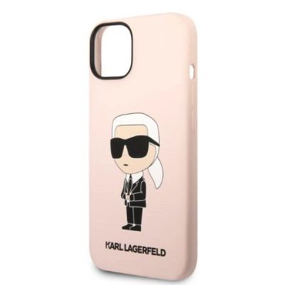 6. Etui Karl Lagerfeld Silicone Ikonik na iPhone 13 / 14 - różowe