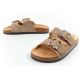 8. Lee Cooper buty laczki damskie klapki wsuwane khaki wygodne lekkie