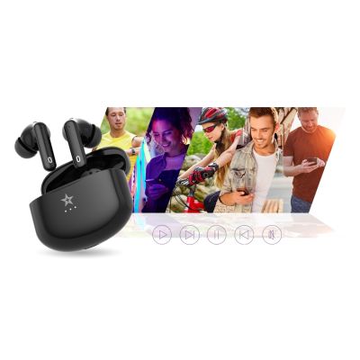 13. Słuchawki bezprzewodowe GIEWONT RealSound PRO ANC ENC GWS800-1 Czarne