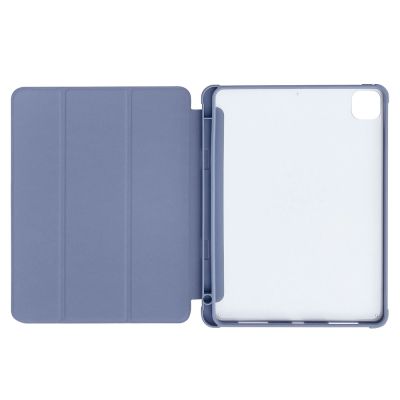 4. Stand Tablet Case etui Smart Cover pokrowiec na iPad mini 2021 z funkcja podstawki niebieski