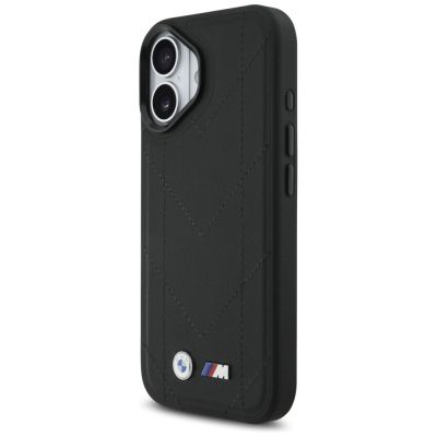 2. Etui BMW M Quilted Logo MagSafe na iPhone 17 - czarne