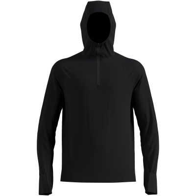 2. Bluza z kapturem męska Odlo X-ALP Mid layer hoody czarna