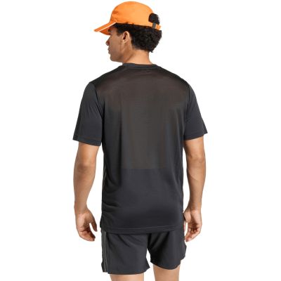 3. Koszulka męska adidas Tech Essentials Workout 3-Stripes czarna KQ7485