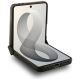 3. Etui Guess Magnetic Ring Stand Grained Classic Logo MagSafe na Samsung Galaxy Z Flip 8 - beżowe