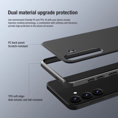 8. Etui Nillkin Super Frosted Shield Pro pancerne do Samsung Galaxy S24 - czerwone