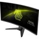 26. MSI Monitor 34" MAG 346CQ 34  UWQHD 180Hz