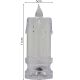 14. ŚWIECA DEKORACYJNA 5x11CM ZDOBIONA LED