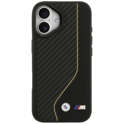 3. Etui BMW M Carbon Line & Logo MagSafe na iPhone 17 - żółte