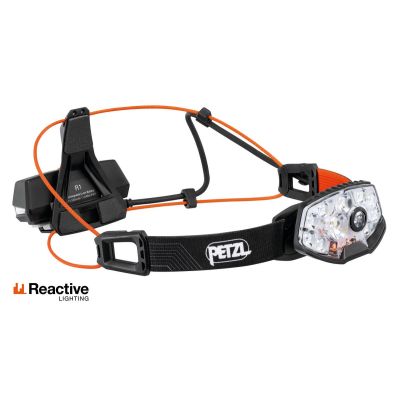 3. Latarka czołowa LED Petzl NAO RL Czarny, Pomarańczowy