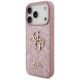 2. Etui Guess Fixed Glitter Big 4G na iPhone 17 Pro / 18 Pro - różowe