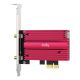 11. Karta sieciowa CUDY WE4000 AX5400 Wi-Fi 6/6E BT 5.2 Intel AX210NGW Radiator PCIe + Antena na kablu