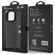 8. Etui BMW M Perforated Tricolor Detail Line na iPhone 16 Pro Max - ciemnoszare