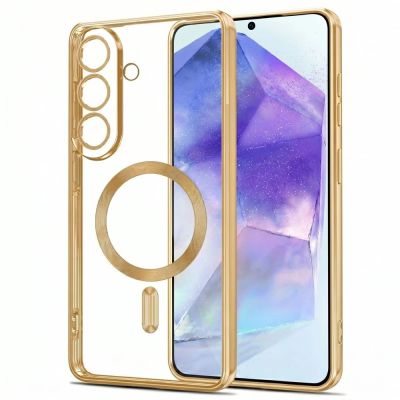2. Etui Tech-Protect MagFlex MagSafe na Samsung Galaxy A27 5G - przezroczysto-złote
