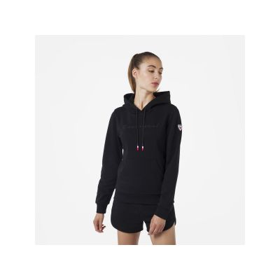 7. Bluza Rossignol W Logo Sweat Hood Fl czarny