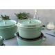 2. Garnek żeliwny okrągły STAUB 40508-706-0 - 5,2 ltr miętowy
