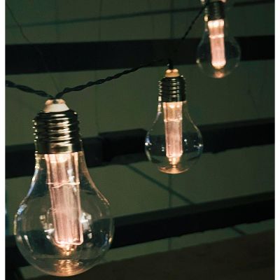 3. LAMPA SOLARNA GIRLANDA OGRODOWA PARTY LIGHT 10 LED 3.8M