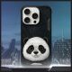 8. Etui Nimmy Big Eyed Pet 2.0 Panda na iPhone 16 Pro - czarne