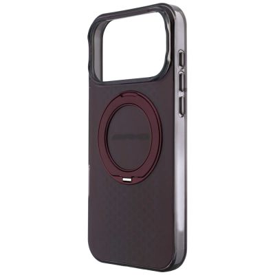6. Etui Mercedes AMG IML Double Layer Urban Line with Ring Stand MagSafe na iPhone 18 Pro Max / 17 Pro Max - burgundowe