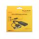 2. DeLOCK 0.25m VGA+USB2.0-A/HDMI 0,25 m VGA (D-Sub) + USB Czarny