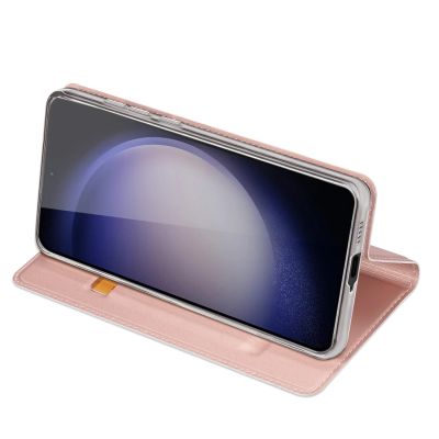 5. Etui Dux Ducis Skin Pro do Samsung S24+ z klapką - różowe