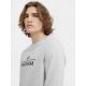 8. Bluza 4F M 4FSS23TSWSM349 chłodny jasny szary melanż