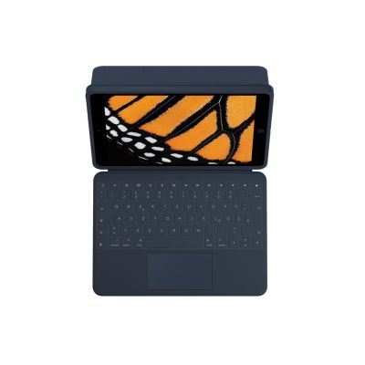 5. Logitech 920-010361 klawiatura do urządzeń mobilnych QWERTZ Niemiecki Smart Connector Niebieski