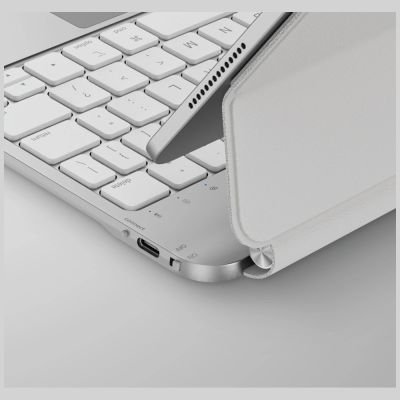 5. Etui UNIQ Venno Pro Magnetic Smart z klawiaturą na iPad Air 10.9" (2020/2022) / Pro 11" (2021/2022) / Air 11" (2024/2025/2026) - białe