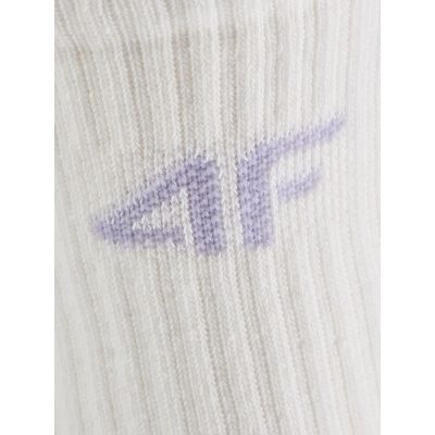 4. Skarpetki długie (4-pack) dziewczęce 4F 4FJRAW26USOCF1010-91S