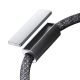 2. Kabel Joyroom S-A50 Unlimited Series 60W USB-C - USB-C z organizerem magnetycznym 1,2m - szary