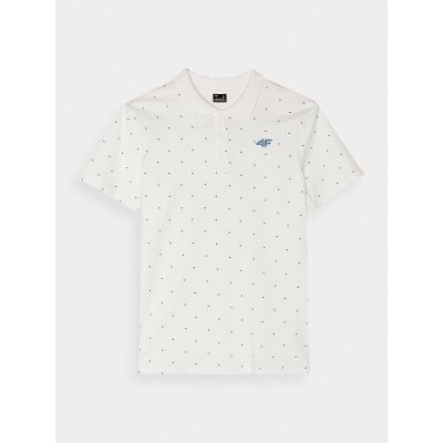 5. Koszulka polo męska 4F 4FWSS25TPTSM703-10S