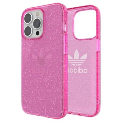 7. Etui Adidas OR Protective Clear Case Glitter na iPhone 13 Pro / iPhone 13 - różowe