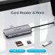 13. UNITEK AKTYWNY HUB USB-C 2X HDMI, CZYTNIK SD, 4K, RJ-45, PD 100W, 5 GBPS
