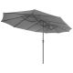 PARASOL OGRODOWY XXXL 2.7x4.6M SZARY SASKA GARDEN
