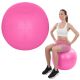 13. PIŁKA GIMNASTYCZNA DO ĆWICZEŃ FITNESS 75CM ANTIBURST RÓŻOWA