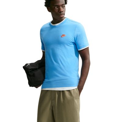 5. Koszulka męska Nike Club Tee jasnoniebieska AR4997 497