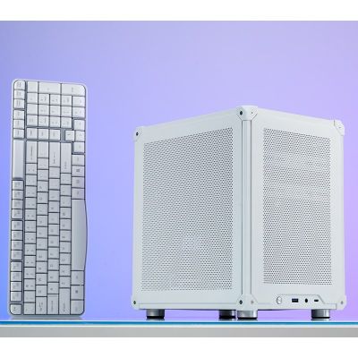 13. Obudowa komputerowa Jonsbo C6 Micro-ATX - biała