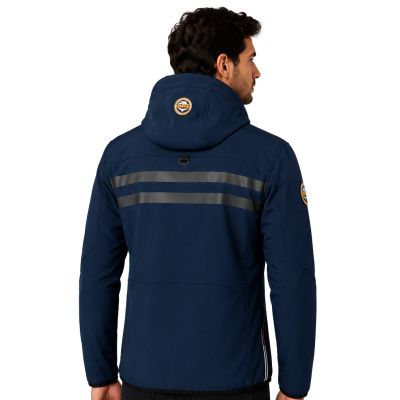 2. Softshell męski Geographical Norway ROYAUTE MEN ASS A BS2 056 (WT1804H/GN-NAVY / ORANGE)