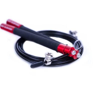 2. Skakanka aluminiowa z łożyskami, 3-metrowa | czerwona | SK54