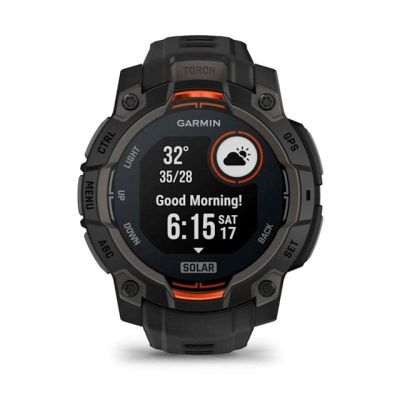 10. Garmin Instinct® 3 – 45 mm, Solar Zegarek Czarny