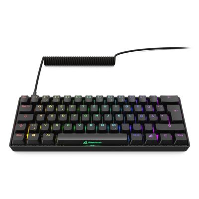3. Klawiatura Sharkoon Gaming Keyboard Skiller SGK50S4 Gen2 czarno-żółty RGB