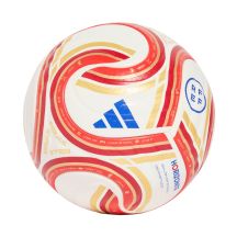 Piłka nożna adidas Spain RFEF 26/27 Pro biało-czerwono-pomarańczowa KE5082