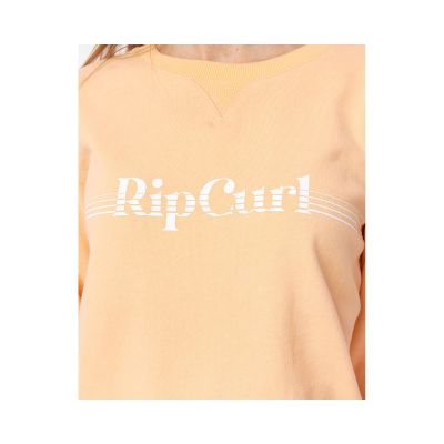 8. Bluza RIP CURL Re-Entry Crew - jasny pomarańczowy