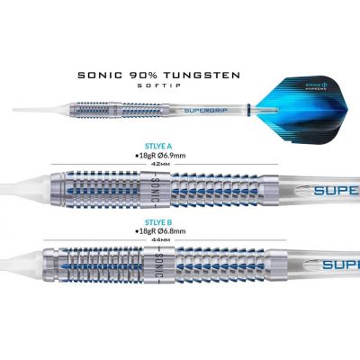12. Rzutki Harrows Sonic 90% Softip HS-TNK-000013302