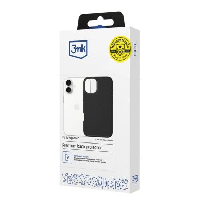 11. Etui 3mk Fortis MagCase na iPhone 16 - czarne