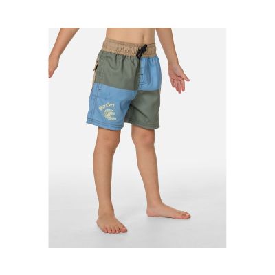 2. Boardshorty chłopięce RIP CURL Block Volley - Boy niebieskie