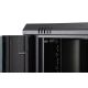 6. Szafa sieciowa wisząca DYNAmic 19" 9U rack 600x600, drzwi szyba, czarny, niedzielona, złożona, 60kg