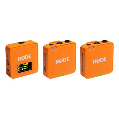 2. RODE Wireless GO III (pomarańczowy) - System mikrofonów bezprzewodowych