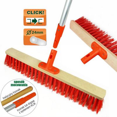 8. SZCZOTKA OGRODOWA ULICÓWKA 60CM KLIK