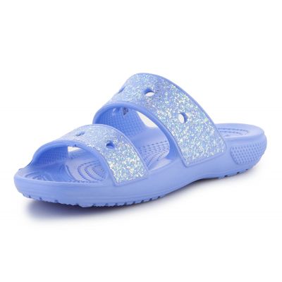 8. Klapki Crocs Classic Glitter Sandal Jr 207788-5Q6